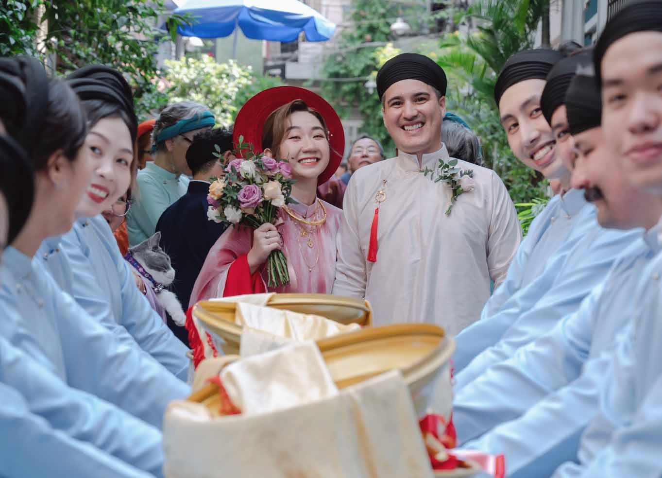 Custom Vietnamese Wedding Ao Dai for Foreign Brides | Tailor-Made in Ho Chi Minh City
