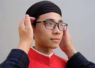 Hướng dẫn đội khăn xếp nam