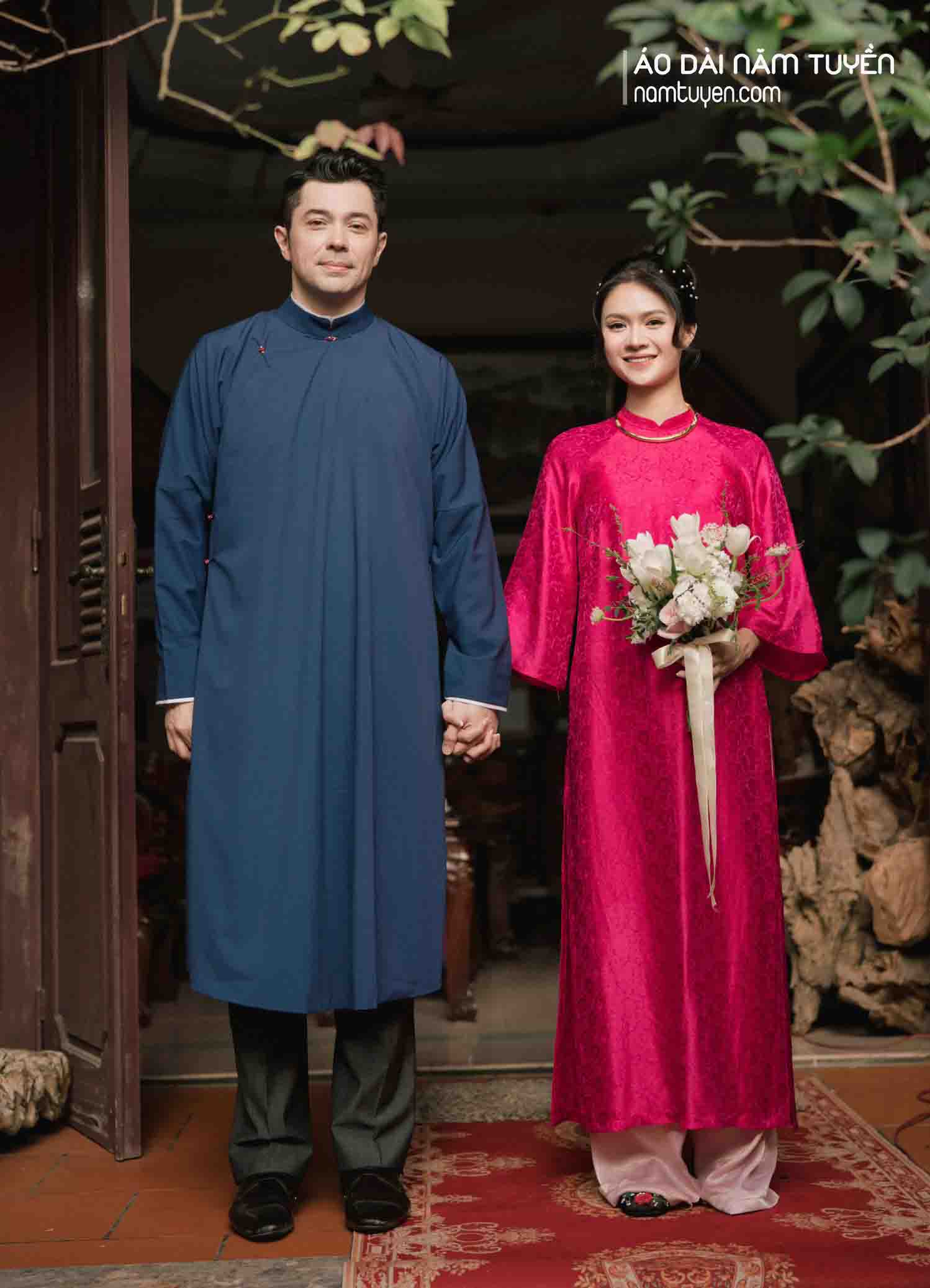 Áo dài cưới cách tân